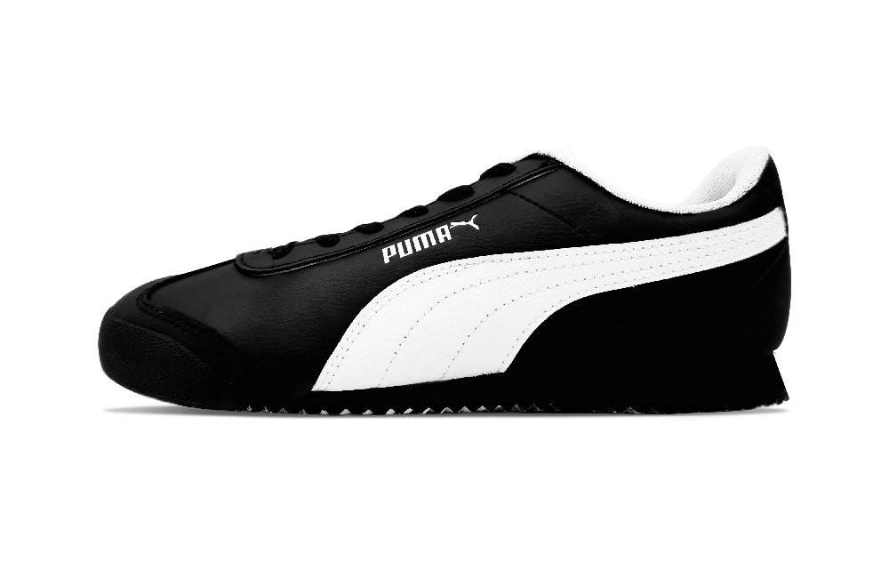 PUMA Turino 2 Anti-Slip Wear-Resistant Low-Top Casual Shoes Unisex Black White
