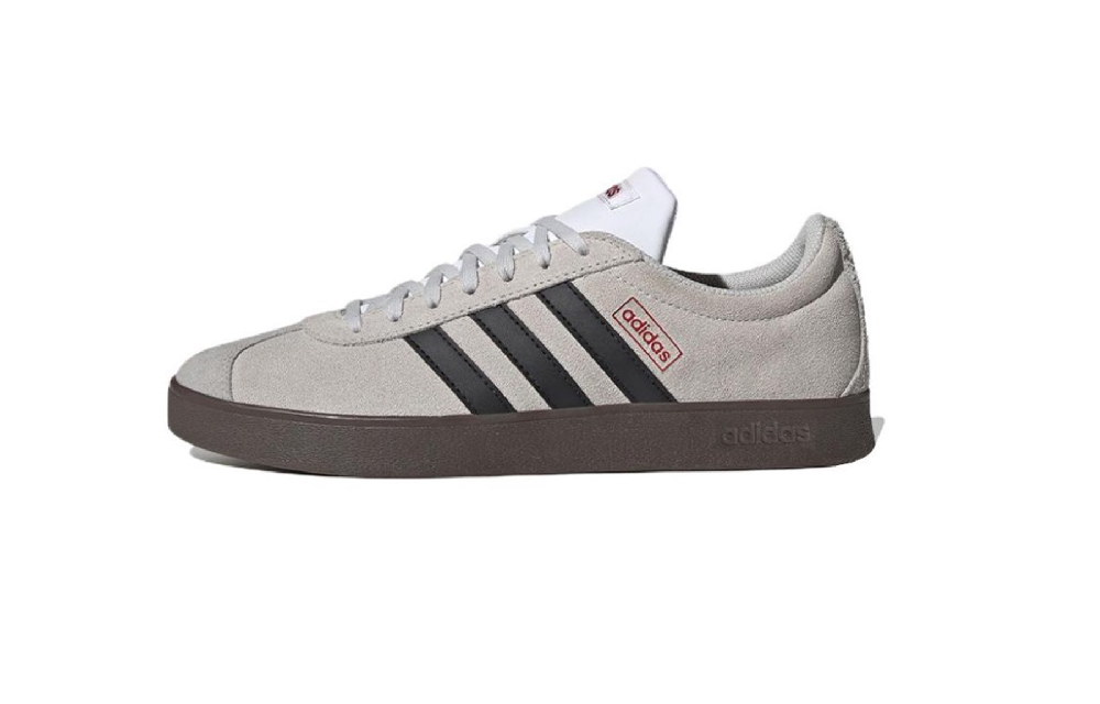 Adidas Neo VL Court 2.0 Anti Slip Wear Resistant Low Top Skateboard Shoes Unisex Red White