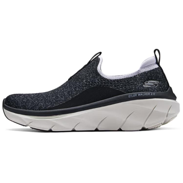 Skechers Sport Cushioning Wear Resistant Low Top Running Shoes Women's Black Purple