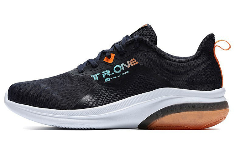 361° Cushioning, Slip Resistant, Abrasion Resistant, Breathable Low Top Sports Casual Shoes Men's Blue Orange