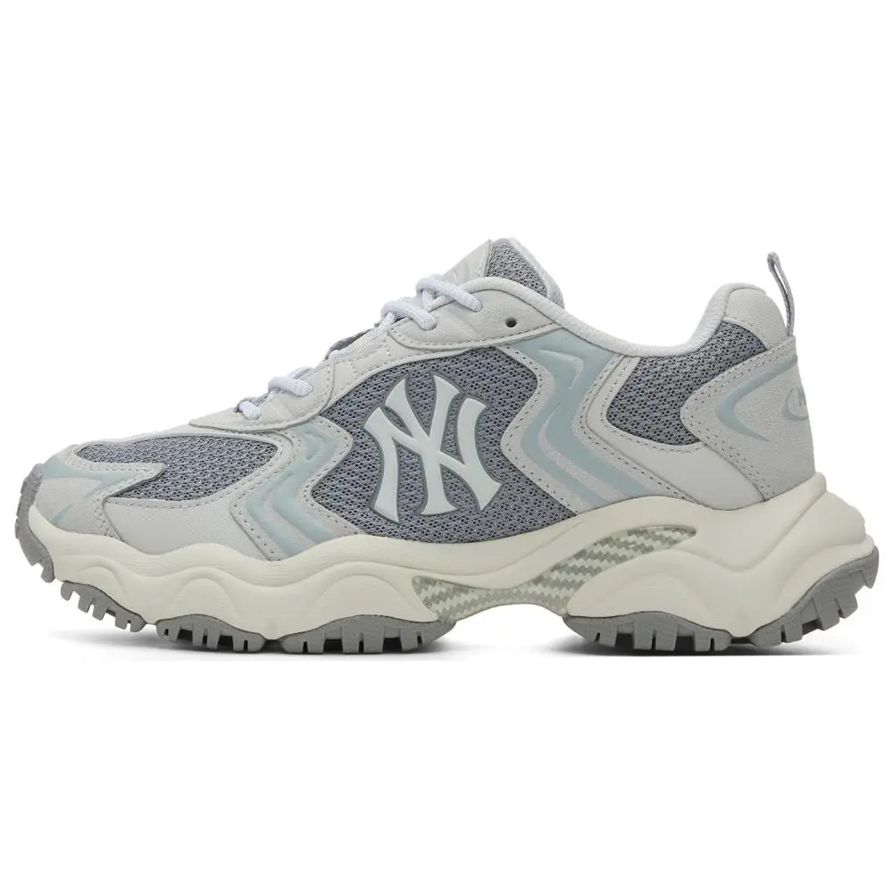 MLB New York Yankees Breathable Lightweight Height Increasing Low top Chunky Sneakers Unisex Dark Gray
