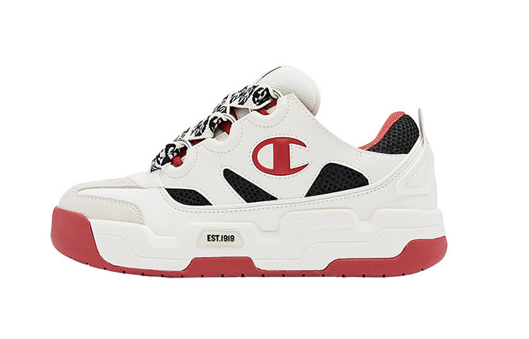 Champion Anti-Slip Wear-Resistant Low-Top Skateboard Shoes Men's Red