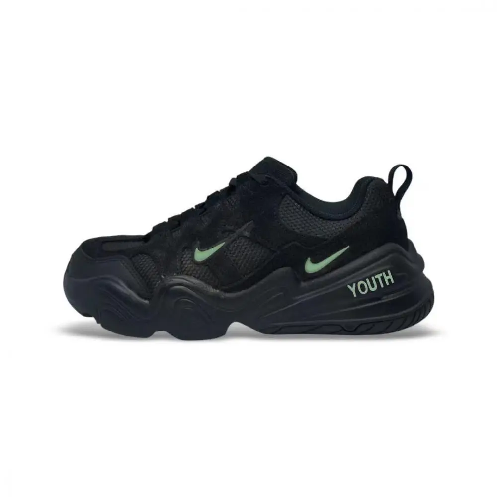 Nike Tech Hera Abrasion Resistant Low top Casual Shoes Unisex Black Green