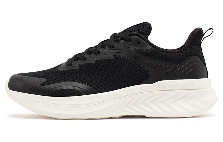 361° Hydrogen Wings Cushioning Abrasion Resistant Lightweight Low Top Running Shoes Men's Black White