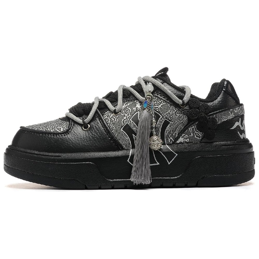 MLB Chunky Liner Skateboard Shoes Unisex Low-Top Black