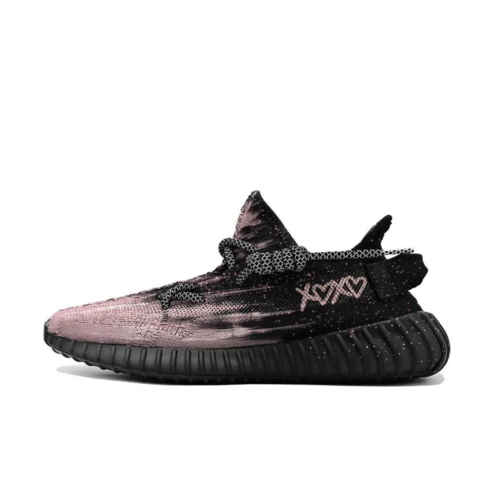 Adidas Originals Yeezy Boost 350 V2 Abrasion Resistant Low top Casual Shoes Unisex Pink