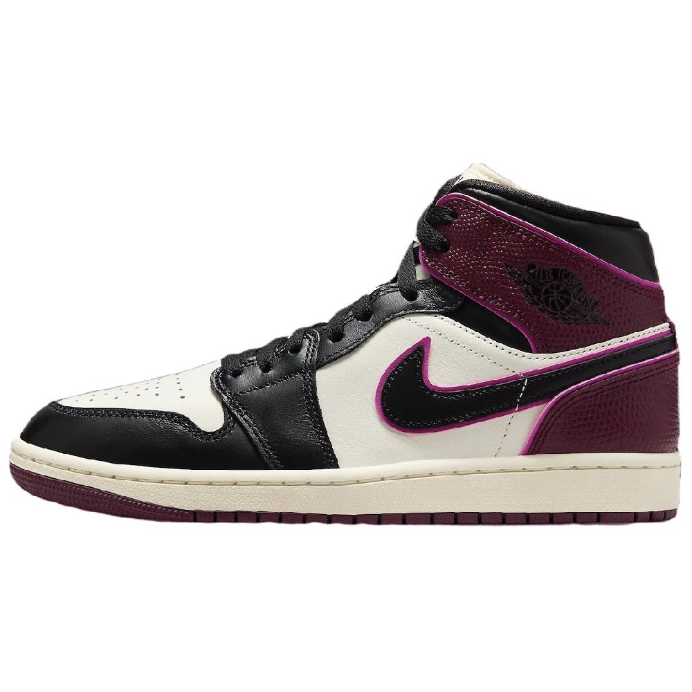 Jordan 1 Mid Se Bordeaux Women's