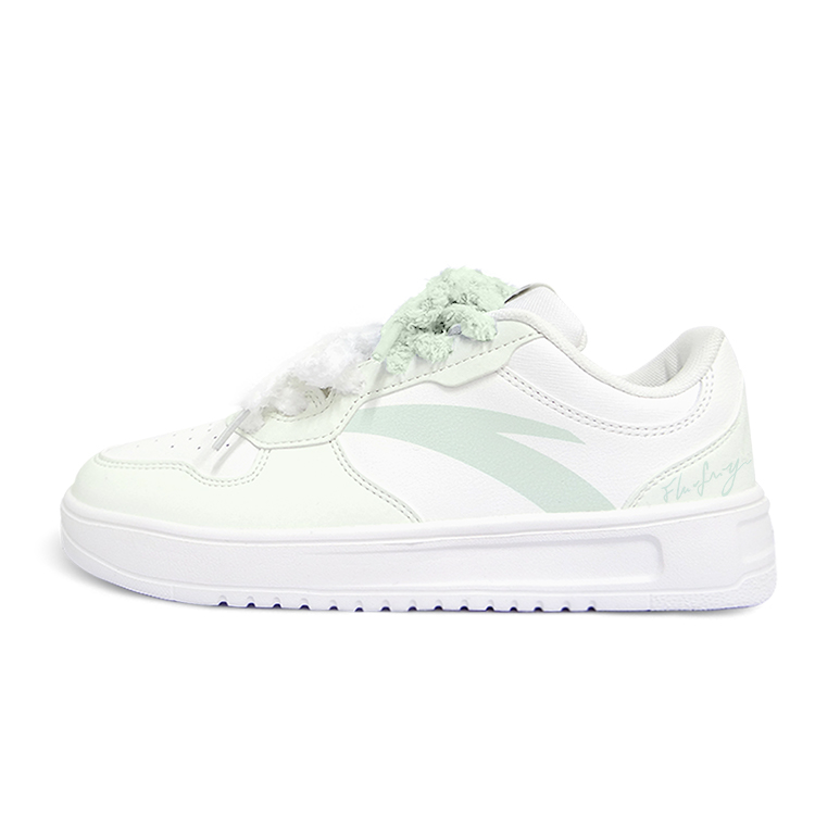 Anta Relaxed Anti Slip Wear Resistant Low Top Skateboard Shoes Unisex Green