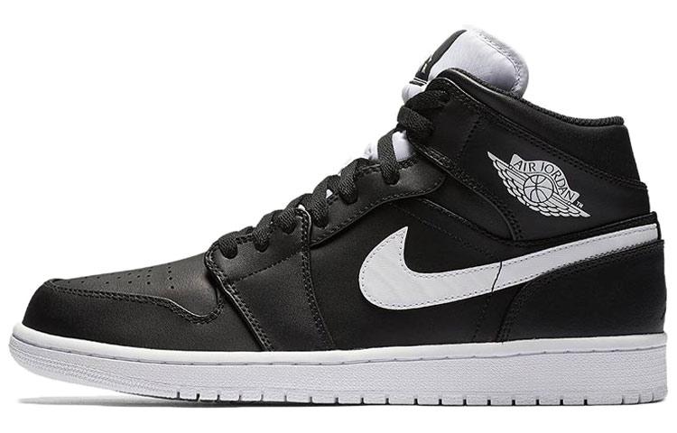 Jordan 1 Retro Mid Black White