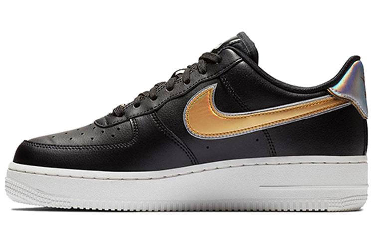 Nike Air Force 1 Low Metallic Swoosh Black Women's