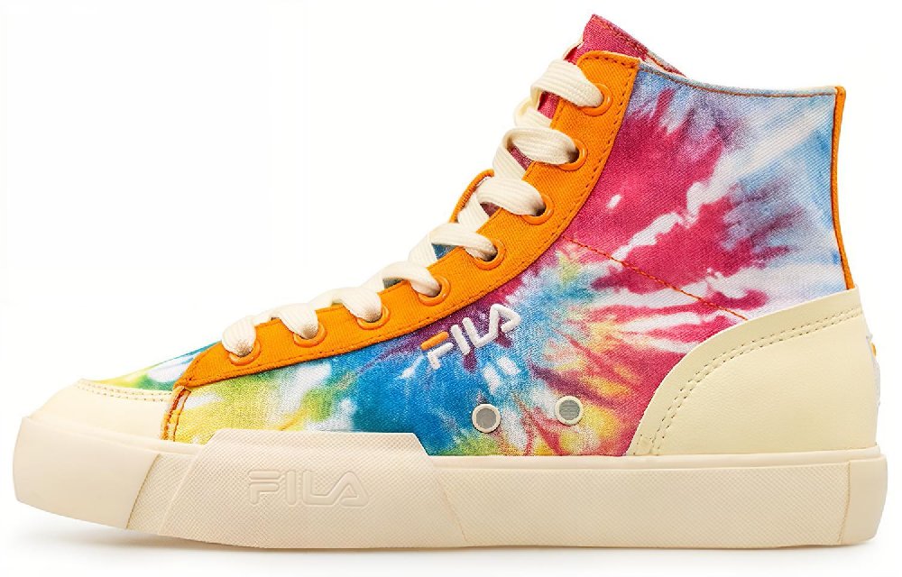 FILA FUSION Fila Block High High Canvas Shoes Colorful Women's