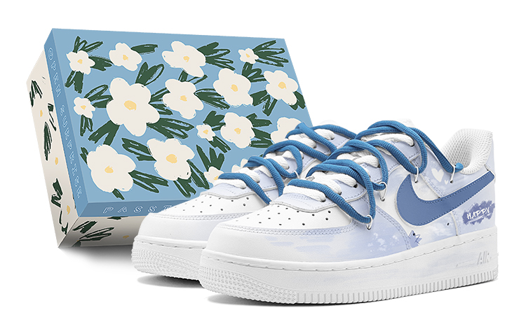 Nike Air Force 1 Skateboard Shoes Men Low-Top White