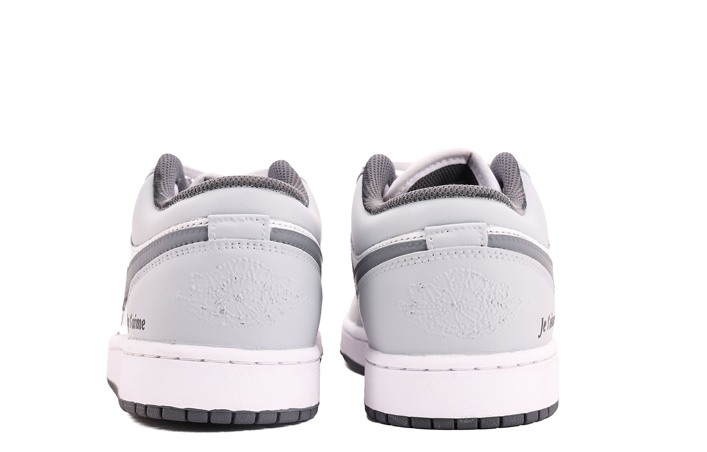 Jordan Air Jordan 1 Abrasion Resistant Coverage Low top Vintage Basketball Shoes Unisex White Gray купить в интернет-магазине Yoocart с быстрой доставкой по России.