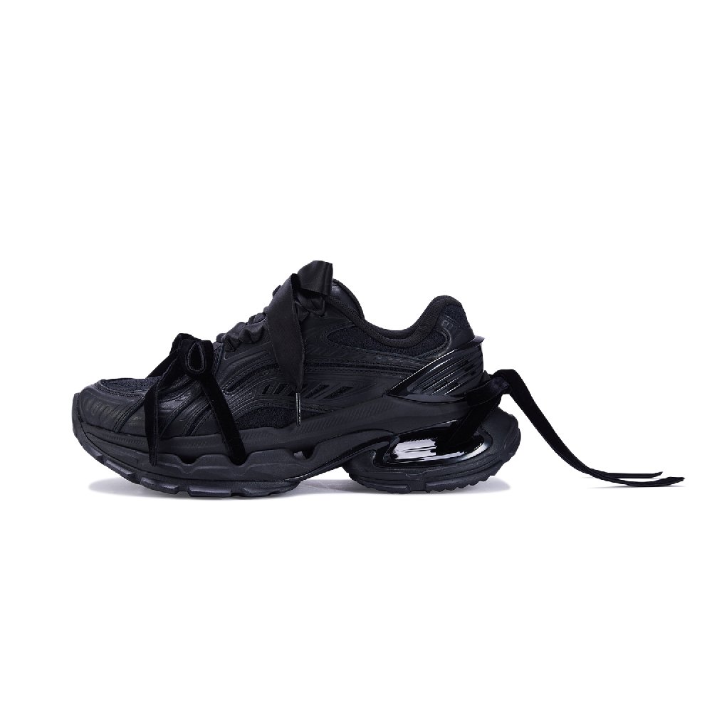LiNing Furious Rider BOW Wear-Resistant Support Low-Top Casual Shoes Women's Black