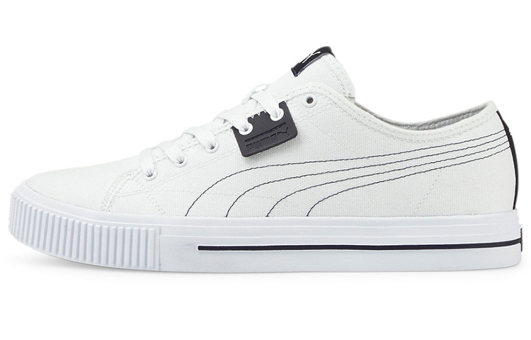 PUMA Ever Cv Casual Skateboarding Shoes Unisex White Black
