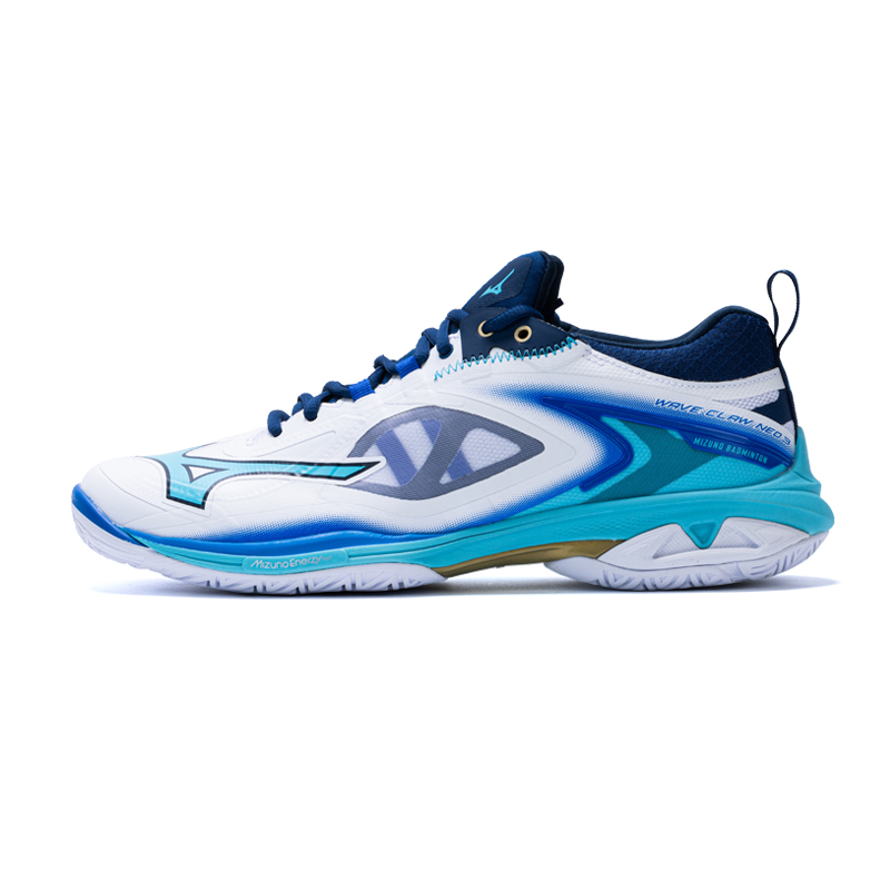 Mizuno Wave Claw Neo 3 Wide 'White Seasonal Blue'