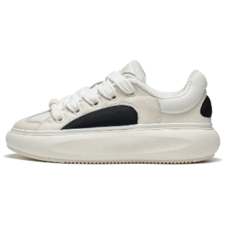 LiNing Yun You C4D Slip-Resistant Warm Low-Top Casual Shoes Men's White Black