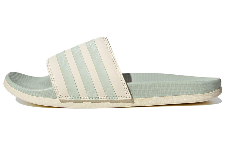 Adidas Adilette Comfort Slide 'White Linen Green' Women's