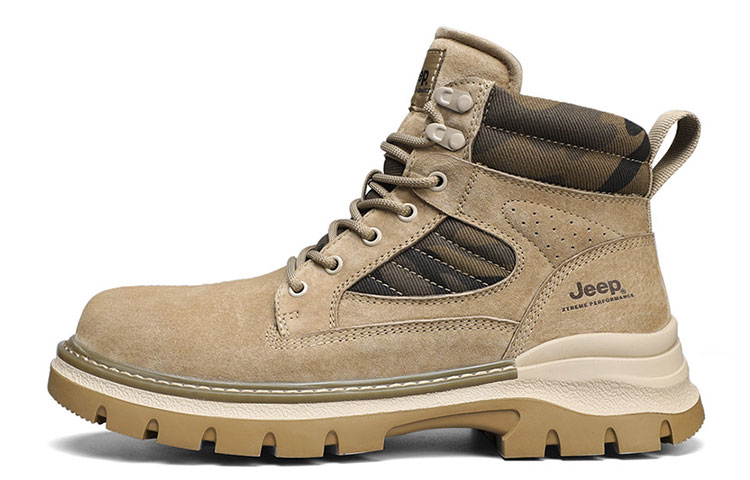 Jeep Short Martin Boot Men's Khaki
