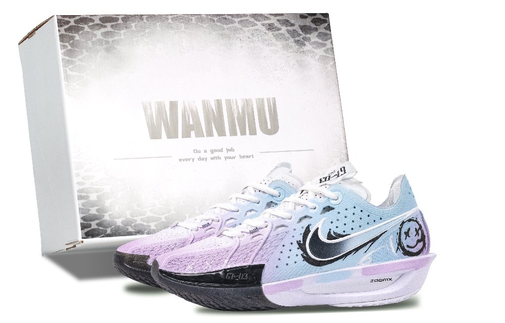 Nike Air Zoom G.T. Cut 3 Basketball Shoes Unisex Low Top Blue/Purple