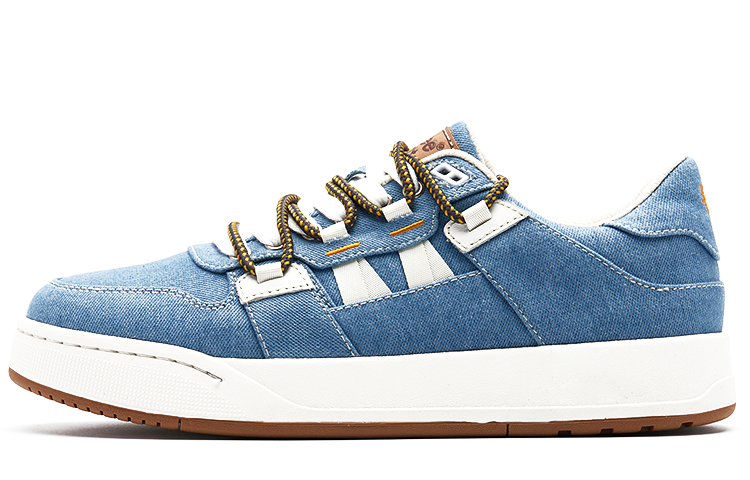 Lee Low-Top Skateboard Shoes Men's Gray Blue