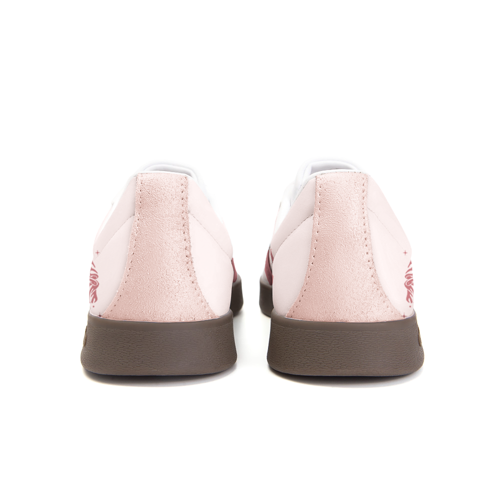 Adidas Neo VL Court 2.0 Anti Slip Wear Resistant Low Top Skateboard Shoes Unisex Pink