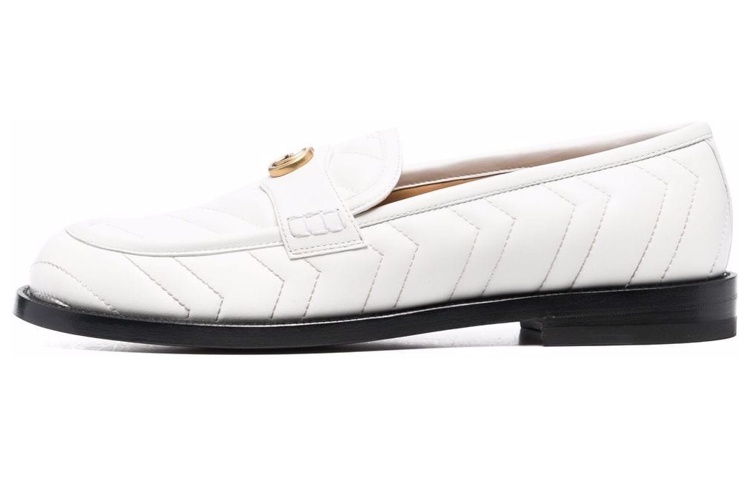 GUCCI GG Loafers Men Low Top White