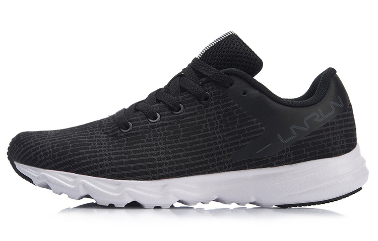 LiNing Qingyi Breathable Low Top Running Shoes Women's Black White