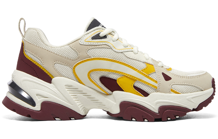 Skechers Stamina V2 'Beige Burgundy' Women's