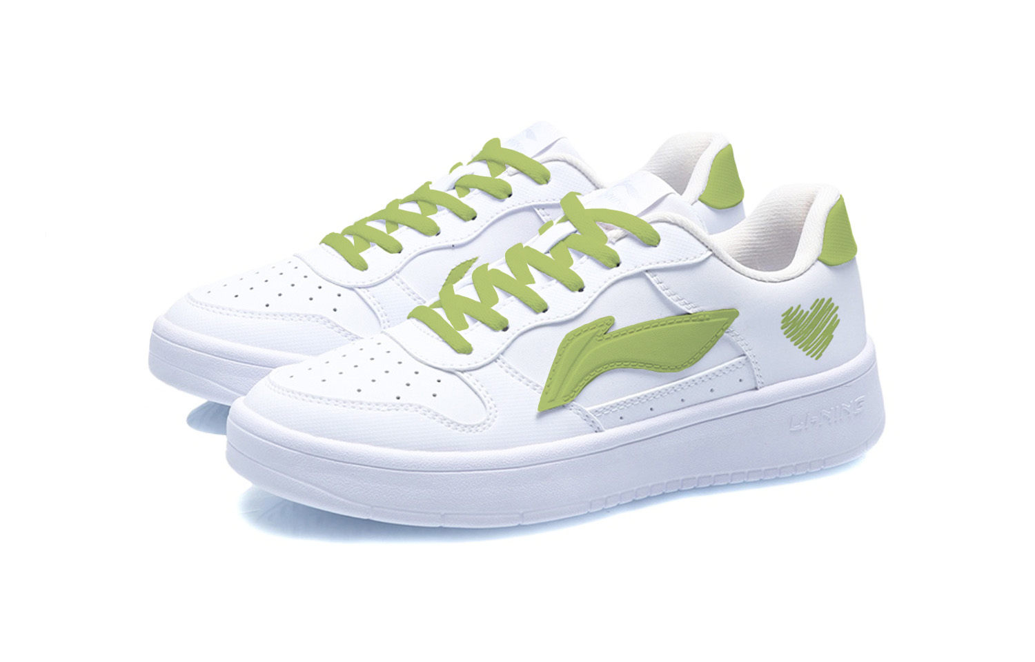 LiNing Pontoon Boats Slip Resistant Abrasion Resistant Low top Skateboard Shoes Women's White купить в интернет-магазине Yoocart с быстрой доставкой по России.