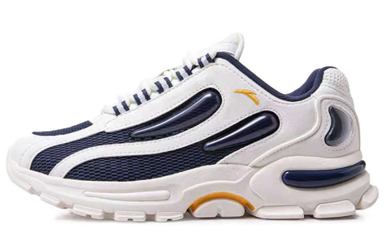 Anta Anti-Slip Wear-Resistant Low-Top Running Shoes Men's White Blue