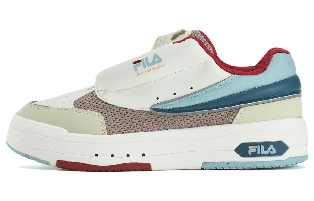 FILA MIX Low Top Skateboard Shoes Women's White Umber