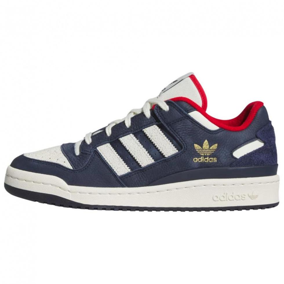 Adidas Originals Forum Low Cl Night Indigo Ivory Better Scarlet