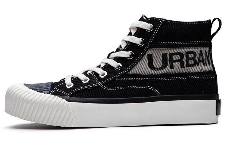 Lee Breathable Balanced Lightweight High-Top Canvas Shoes Unisex Black