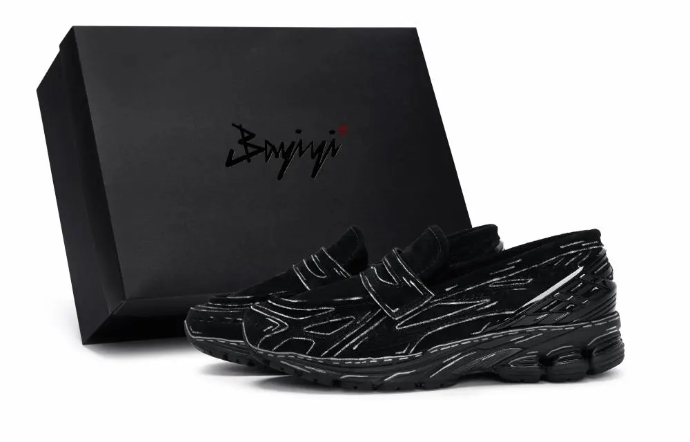 New Balance 1906L Dimensional Rift Special Shoe Box Anti-Slip Wear-Resistant Low-Top Casual Shoes Unisex Black White