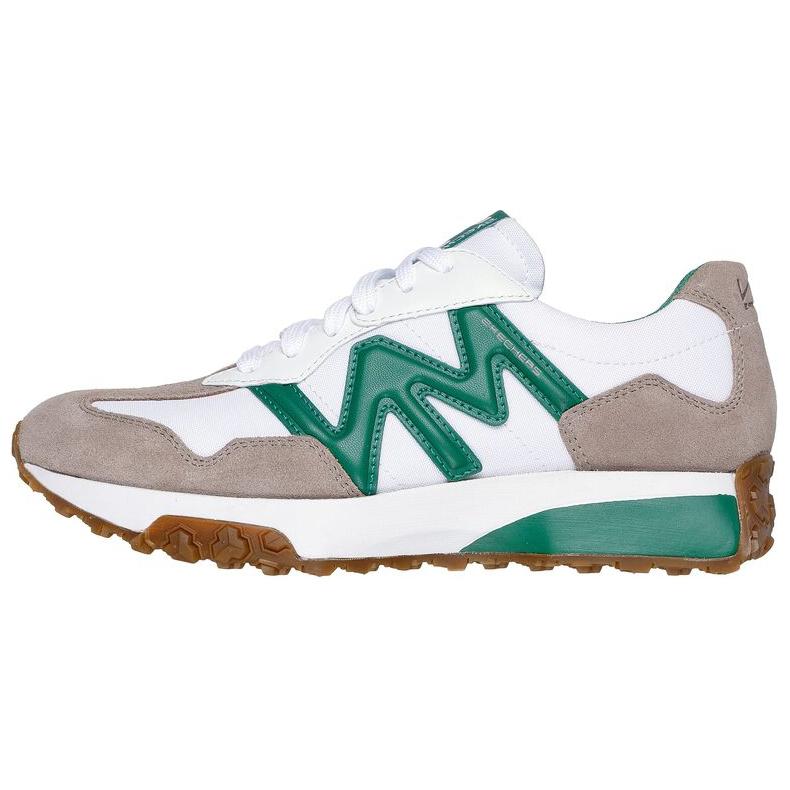 Skechers MARK NASON Low Top Casual Running Shoes Women's White Green