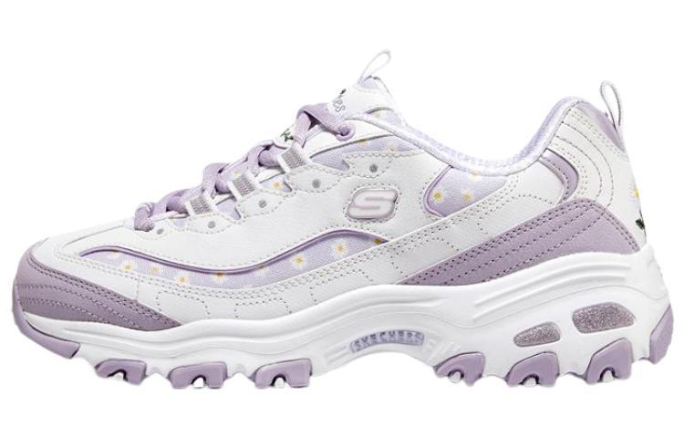 Skechers D'Lites 1.0 Shoes 'White Purple' Women's