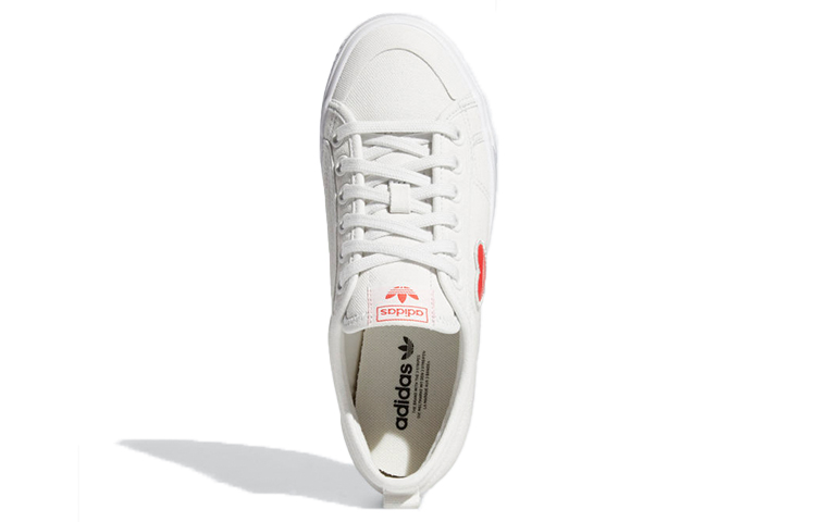 Adidas Originals Nizza Trefoil 'White Red' Women's