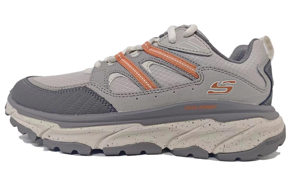 Skechers OUTDOOR Outdoor Shoes Women's Low-Top Light Gray, Dark Gray, White
