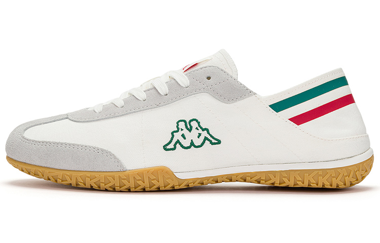 Kappa Anti Slip Wear Resistant Breathable Lightweight Low Top Casual Running Shoes Unisex White Gray Green Red
