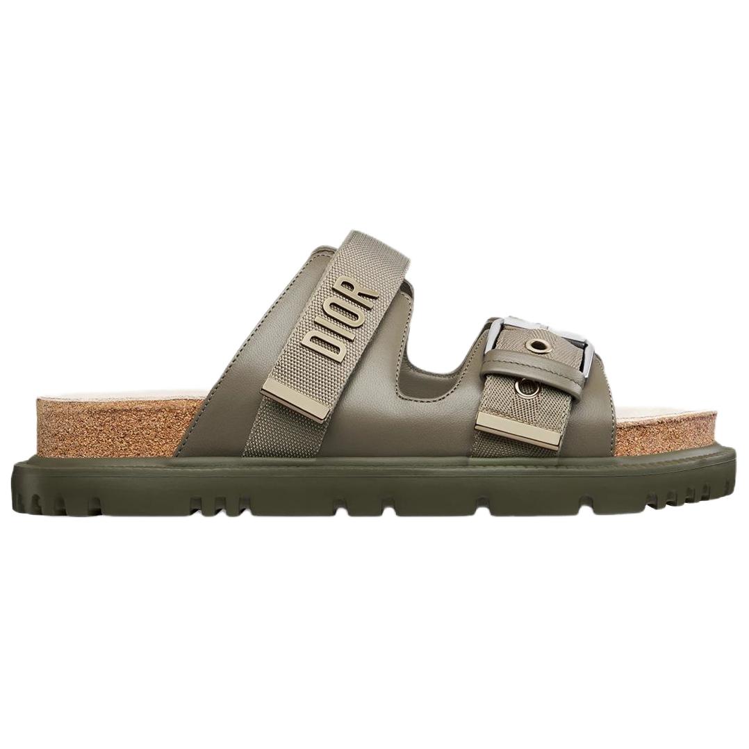 DIOR DiorAct Slide Slippers Women's Green