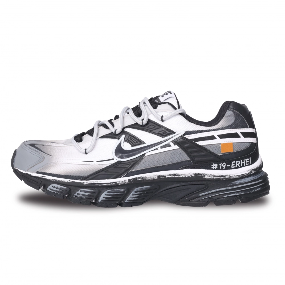 Nike Initiator Cushioning Low top Casual City Commute Running Shoes Unisex Black Gray