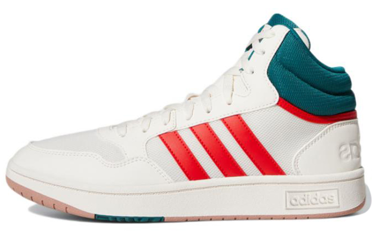 Adidas Hoops 3.0 Mid 'White Vivid Red'