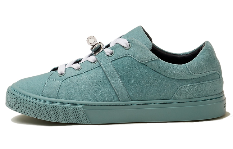 HERMES Day Skateboard Shoes Women's Low-Top Blue