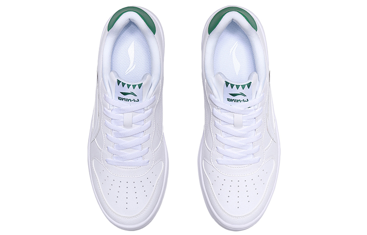 LiNing Coverage Thermal Slip Resistant Low Top Skateboard Shoes Men's White Green купить в интернет-магазине Yoocart с быстрой доставкой по России.
