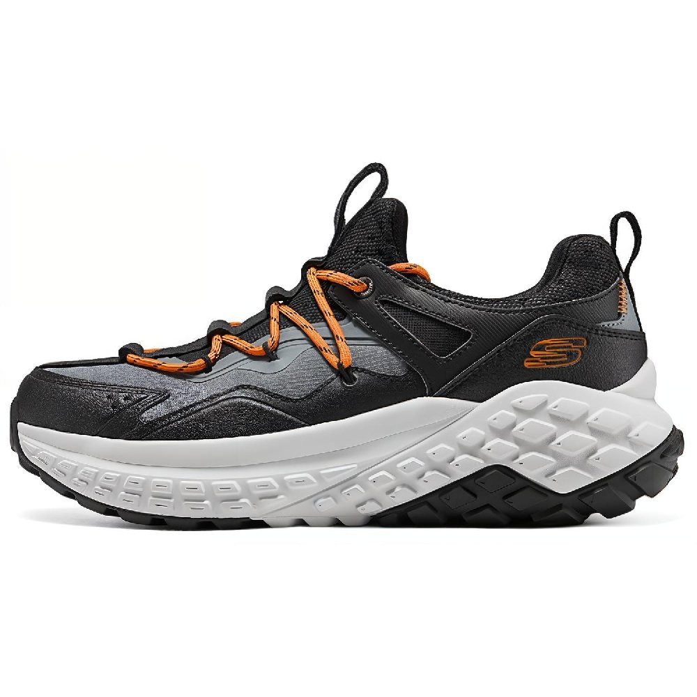 Skechers Sport Running Shoes Men Low-Top Black/Charcoal Gray