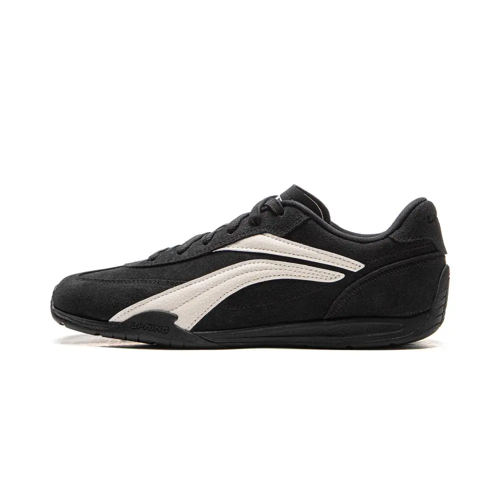 LiNing Film TURBO Slip Resistant, Abrasion Resistant, Lightweight Low Top Casual Shoes Men's Black