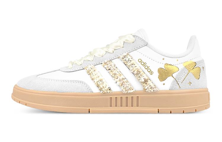 Adidas Neo Gradas Low-Top Skateboard Shoes Unisex White Gray Yellow