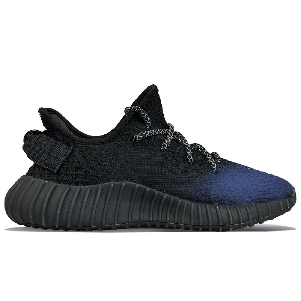 Adidas Originals Yeezy Boost 350 V2 Cushioning Anti-Slip And Wear-Resistant Low-Top Casual Shoes Unisex Black Blue
