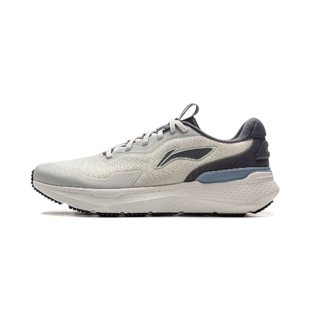 LiNing EasyFit 2 Cushioning, Slip Resistant, Abrasion Resistant, Lightweight Low Top Running Shoes Men's Gray Black